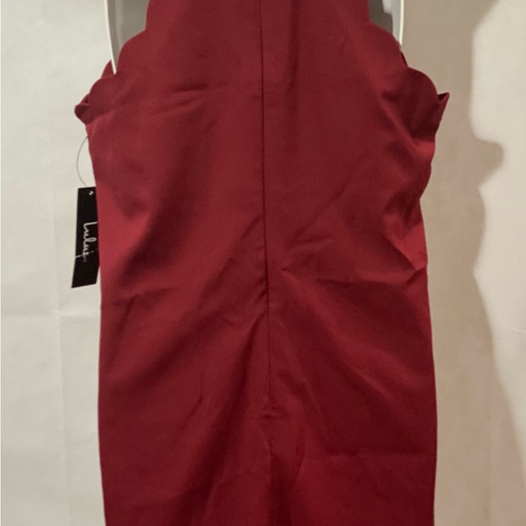 Lulus dark red dress size small nwt - Picture 4 of 7